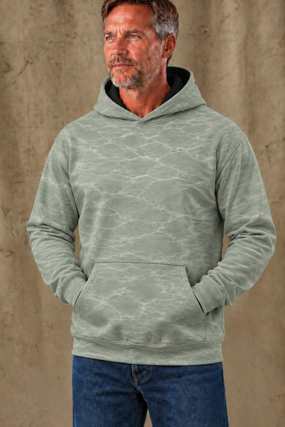 Performance Fleece-Lined Hoodie - Sunlit Marsh Bluegill image 3