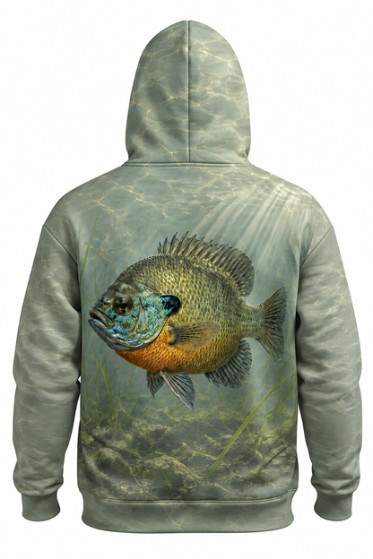 Performance Fleece-Lined Hoodie - Sunlit Marsh Bluegill image 5