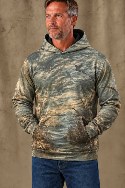 Performance Fleece-Lined Hoodie - Mallard Marshbreak Greenhead image 3