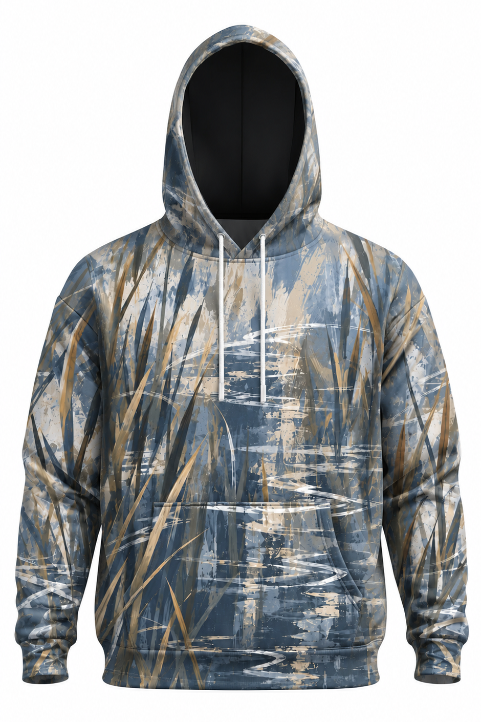 Performance Fleece-Lined Hoodie - Blue Heron Marsh Strike image 6