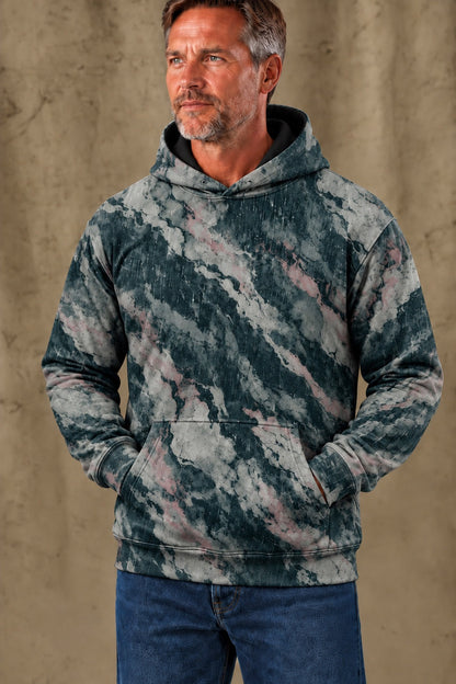 Performance Fleece-Lined Hoodie - Bigfoot Trout Misty Stream image 3