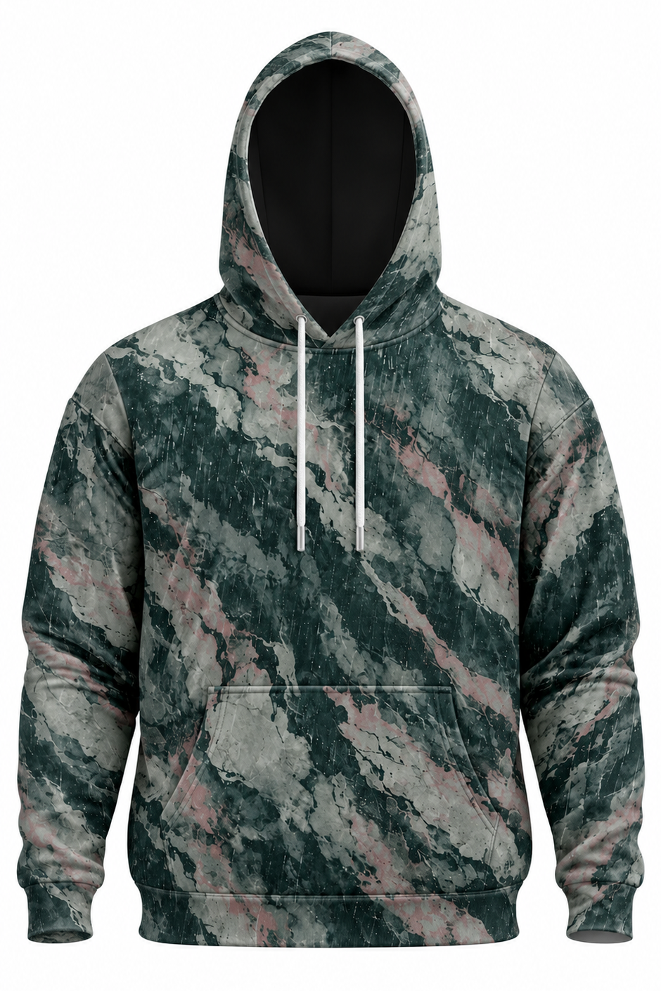 Performance Fleece-Lined Hoodie - Bigfoot Trout Misty Stream image 6