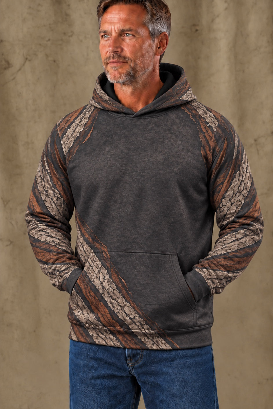 Performance Fleece-Lined Hoodie - Hickory Timber Squirrel Leap image 3