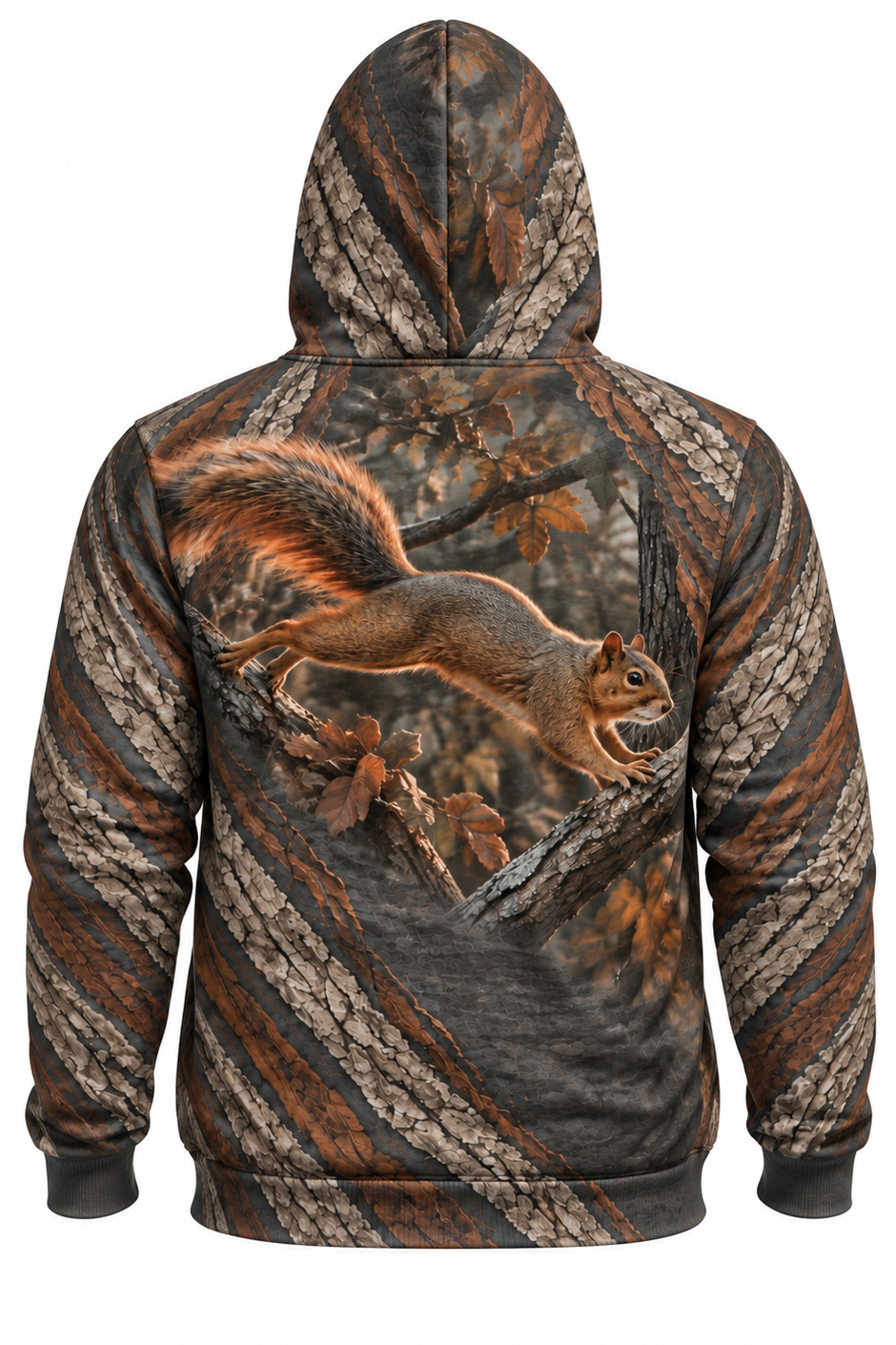 Performance Fleece-Lined Hoodie - Hickory Timber Squirrel Leap image 5