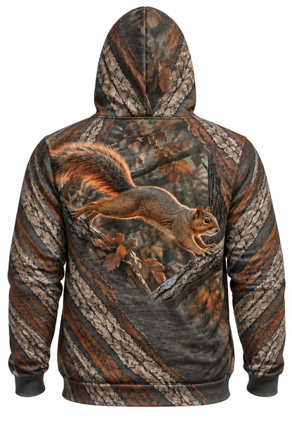 Performance Fleece-Lined Hoodie - Hickory Timber Squirrel Leap image 5