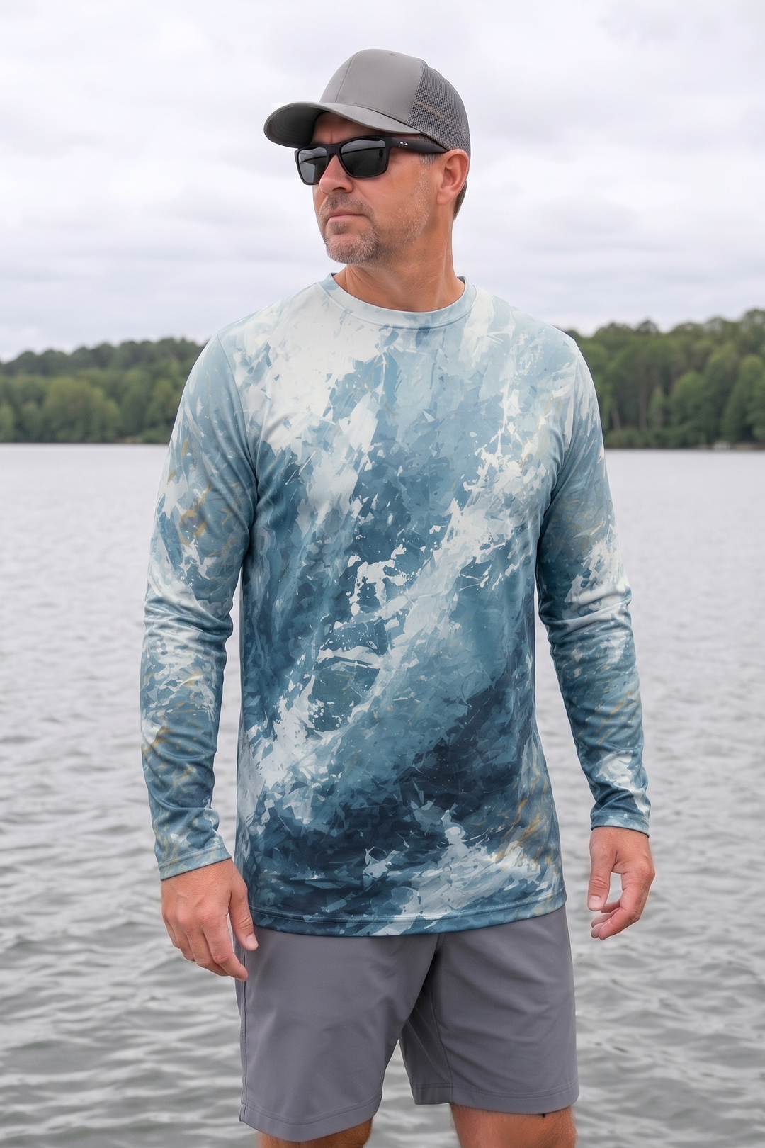 Performance Fishing Long Sleeve - Shark Frontal Attack - AOF154 image 3