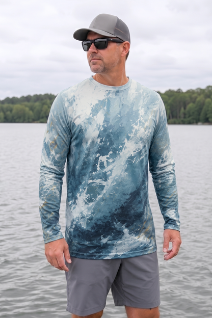 Performance Fishing Long Sleeve - Shark Frontal Attack - AOF154 image 3