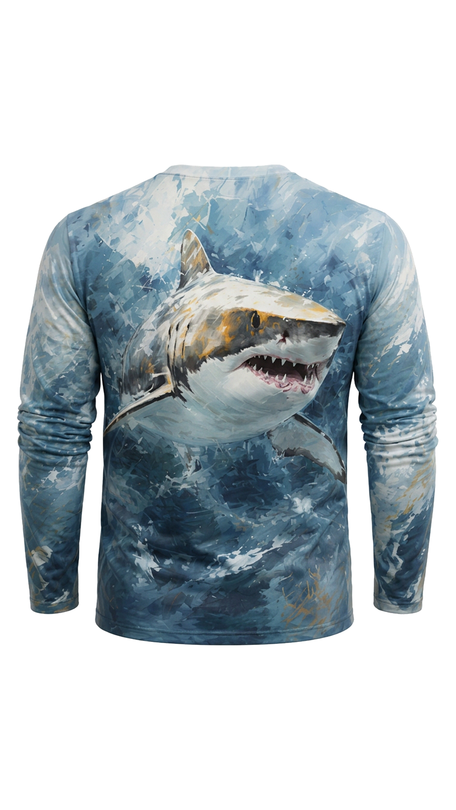 Performance Fishing Long Sleeve - Shark Frontal Attack - AOF154 image 5