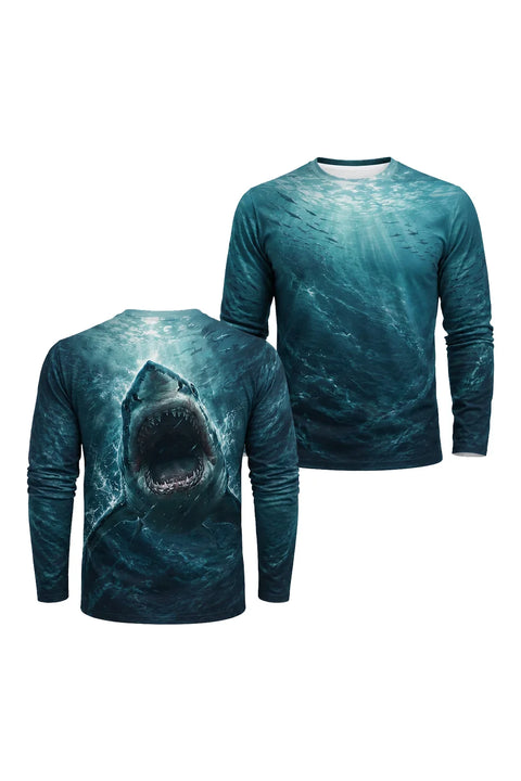 Performance Outdoor Long Sleeve - Great White Drift - AOF155