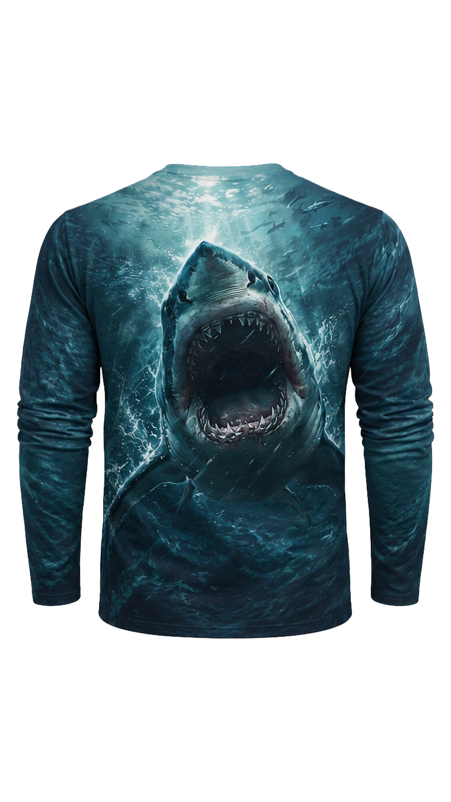 Performance Fishing Long Sleeve - Great White Drift - AOF155 image 5
