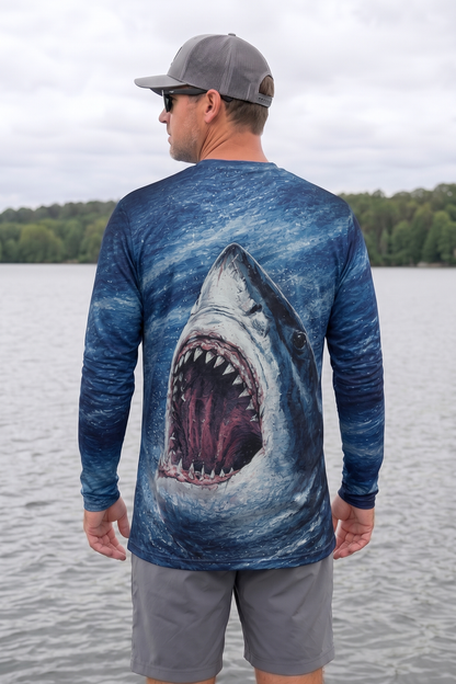 Performance Fishing Long Sleeve - Jawline Surge - AOF156 image 2