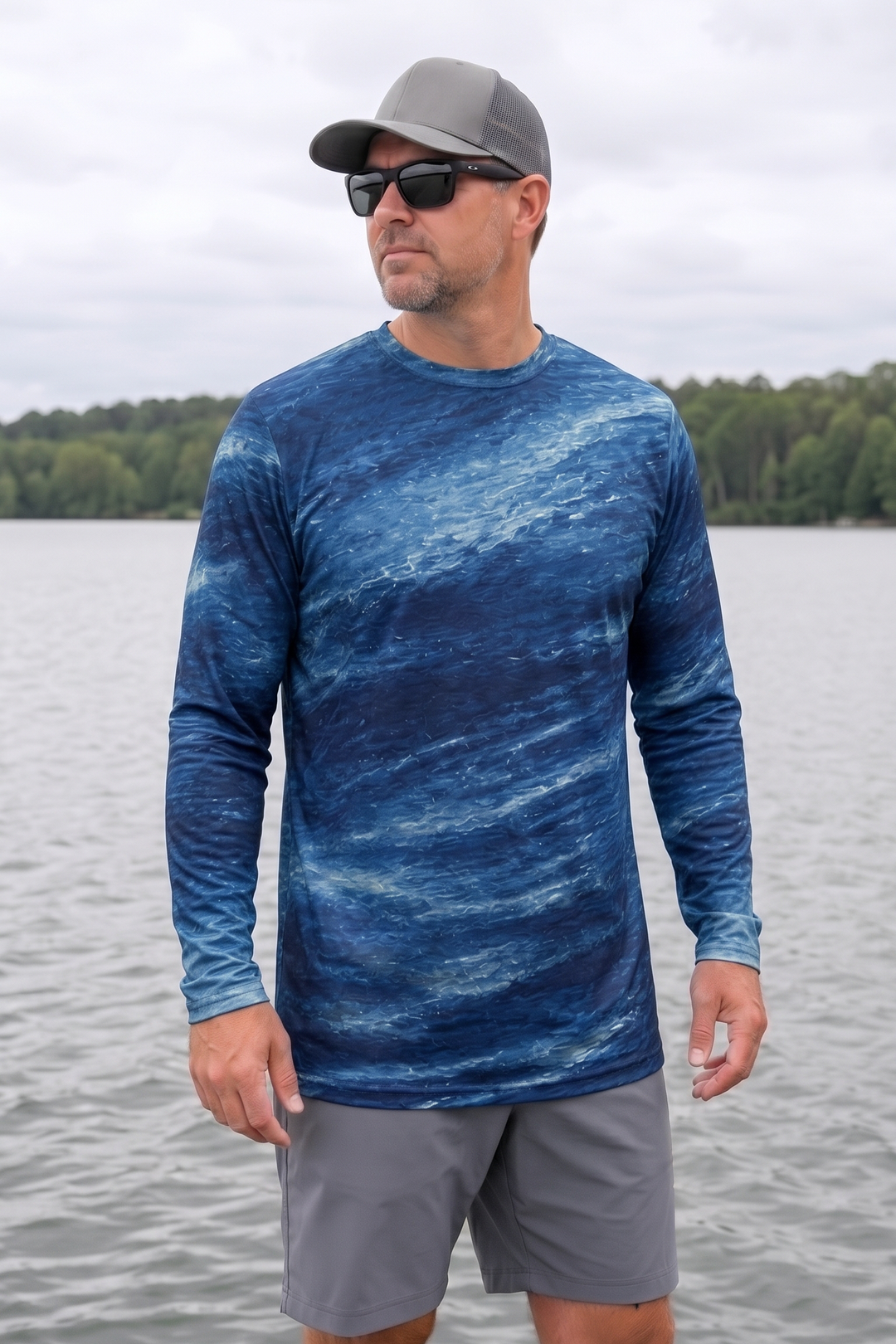 Performance Fishing Long Sleeve - Jawline Surge - AOF156 image 3