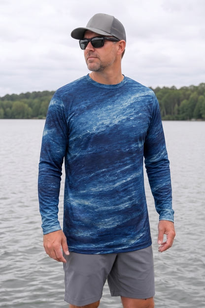 Performance Fishing Long Sleeve - Jawline Surge - AOF156 image 3