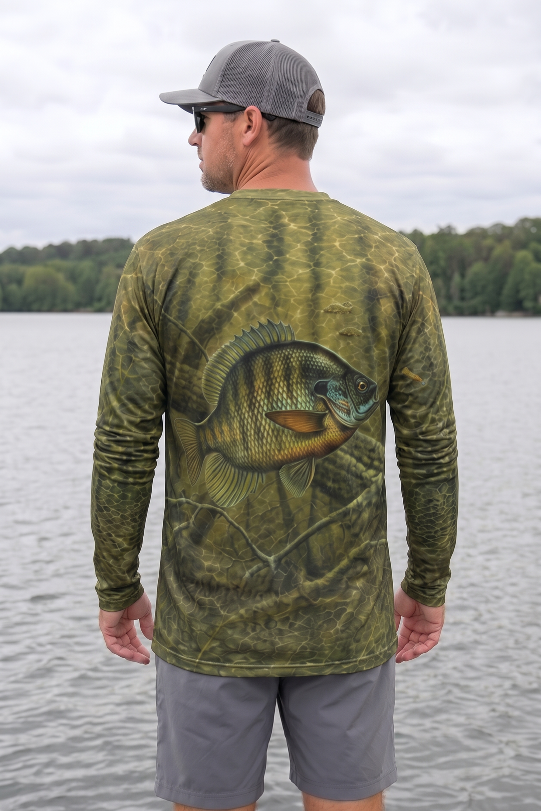 Performance Fishing Long Sleeve - Bluegill Siltline - AOF157 image 2