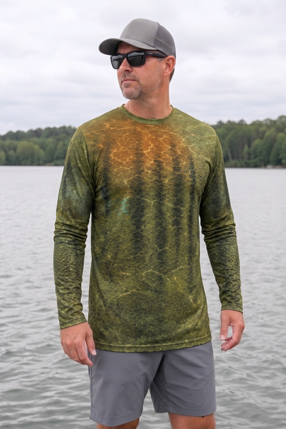 Performance Fishing Long Sleeve - Bluegill Siltline - AOF157 image 3