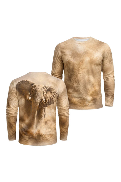 Performance Outdoor Long Sleeve - Elephant Golden Tusk Legacy - AOC04