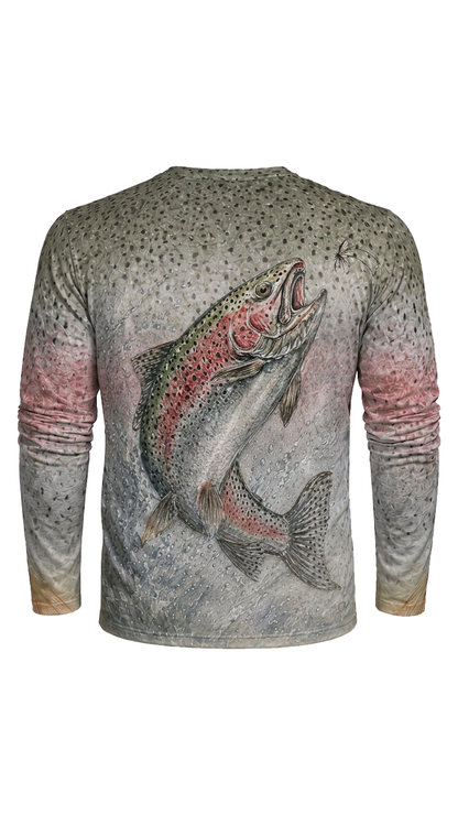 Performance Fishing Long Sleeve - Bodyline Rainbow Trout - AOF158 image 5
