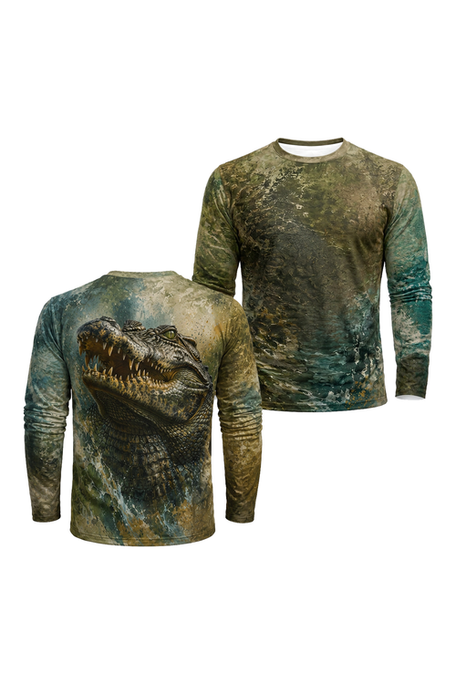 Performance Fishing Long Sleeve - Swamp Jaw - AOF159 image 1