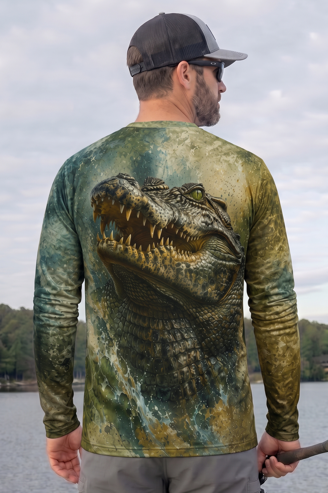 Performance Fishing Long Sleeve - Swamp Jaw - AOF159 image 2