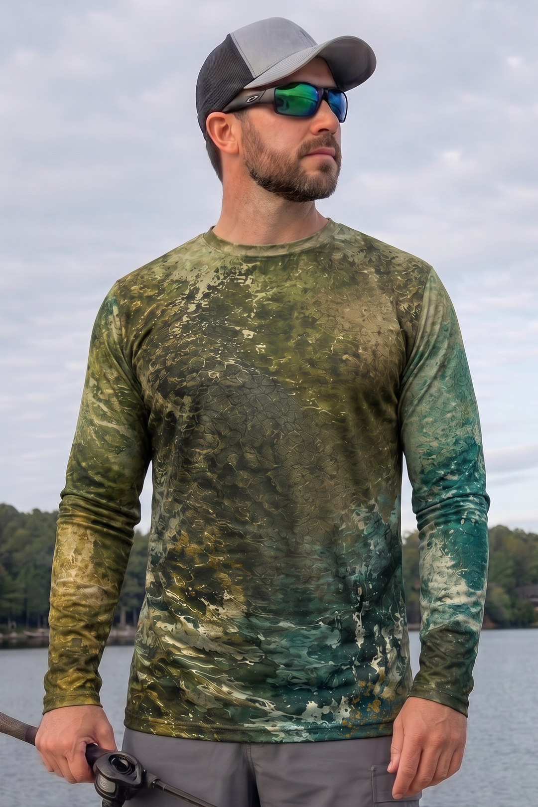 Performance Fishing Long Sleeve - Swamp Jaw - AOF159 image 3