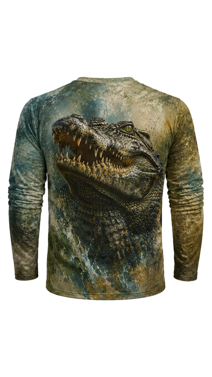 Performance Fishing Long Sleeve - Swamp Jaw - AOF159 image 5