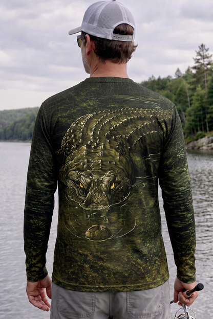 Performance Fishing Long Sleeve - Gator Mudline Predator - AOF160 image 2