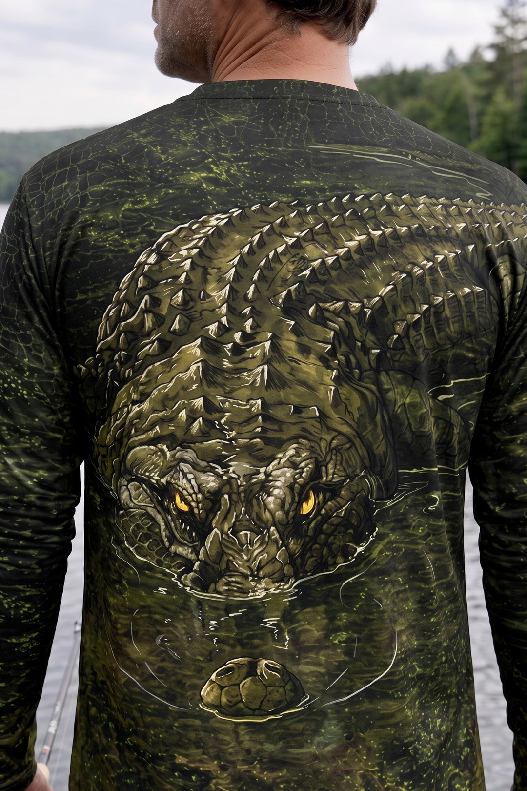 Performance Fishing Long Sleeve - Gator Mudline Predator - AOF160 image 4