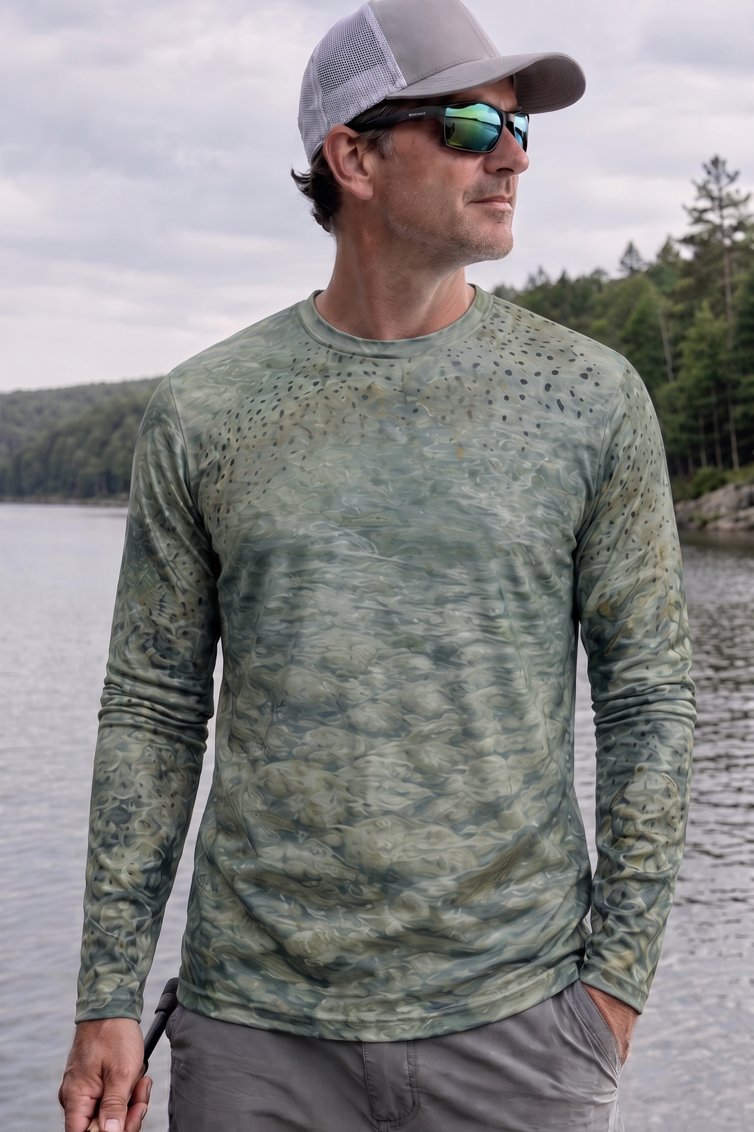 Performance Fishing Long Sleeve -Alpine Cutthroat Surge - AOF162 image 3