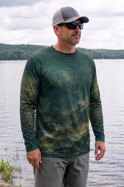 Performance Fishing Long Sleeve - Walleye Mist Reef - AOF163 image 3