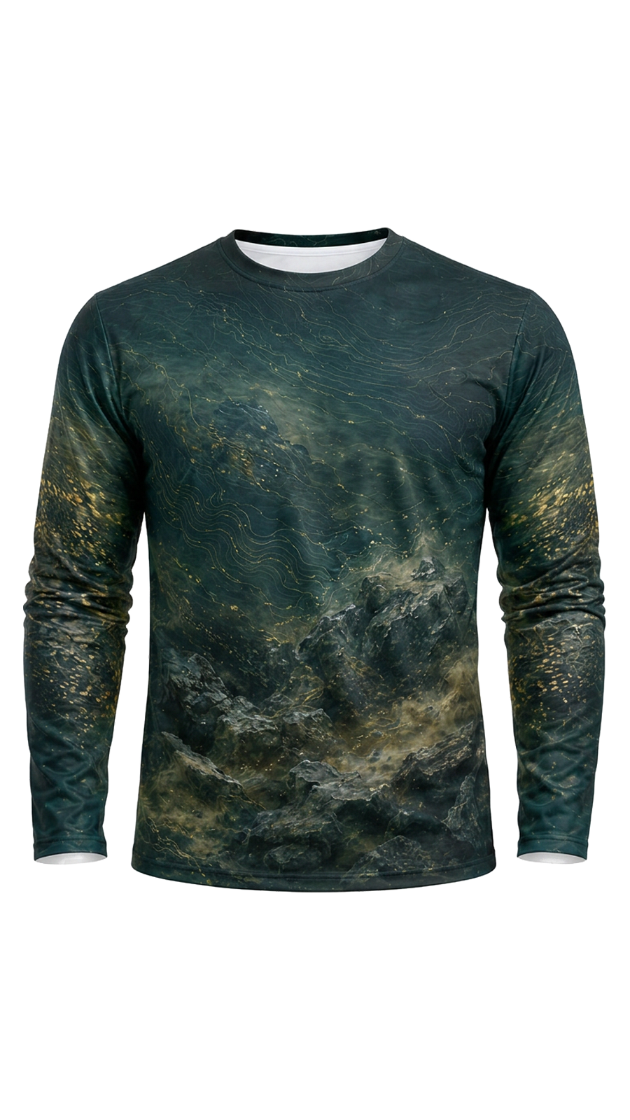 Performance Fishing Long Sleeve - Walleye Mist Reef - AOF163 image 6