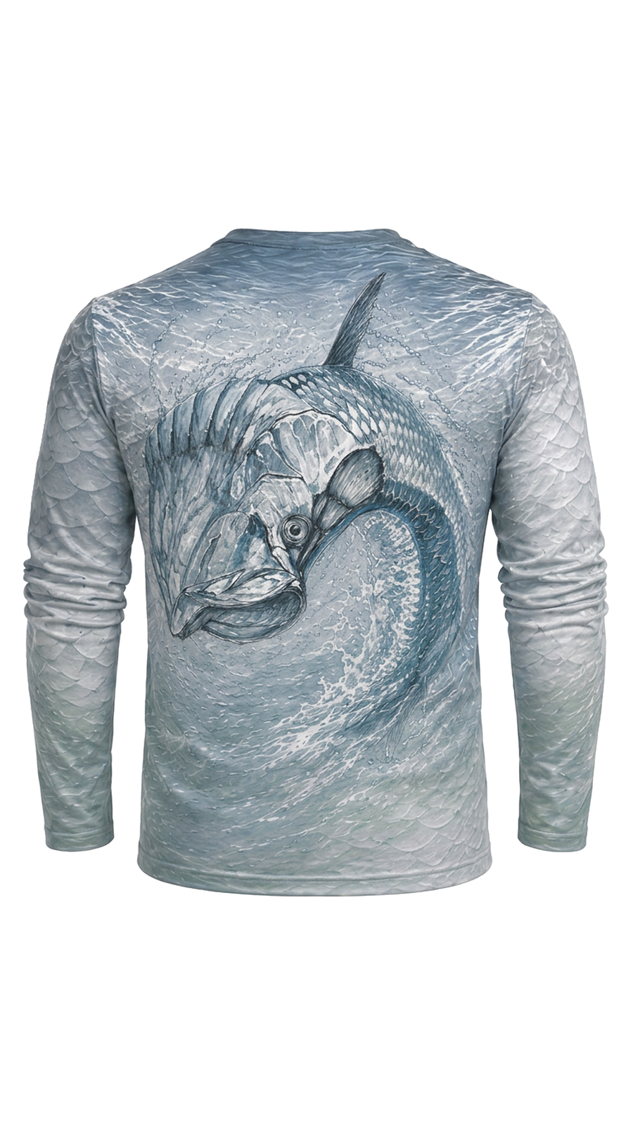 Performance Fishing Long Sleeve - Tarpon Chrome Drift - AOF165 image 5