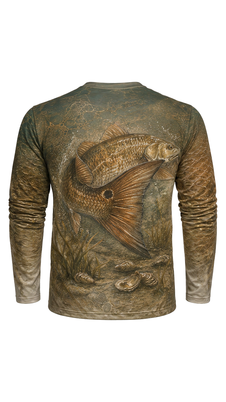 Performance Fishing Long Sleeve - Redfish Marsh Fade - AOF166 image 5