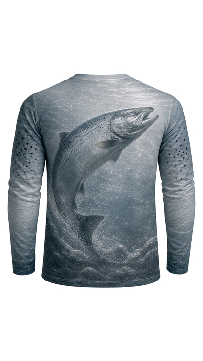 Performance Fishing Long Sleeve - Current Salmon Drift - AOF167 image 5