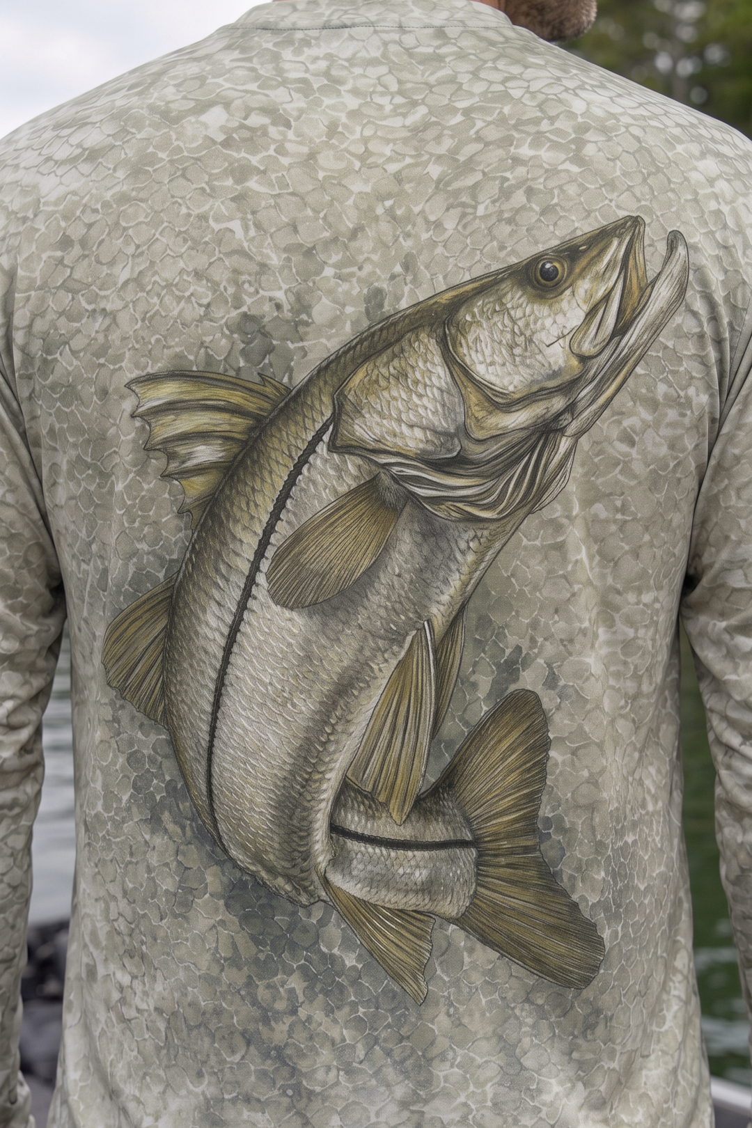 Performance Fishing Long Sleeve - Blackline Snook - AOF169 image 4