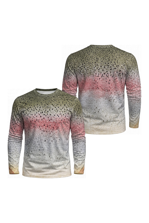 Performance Fishing Long Sleeve - Bodyline Rainbow Trout - AOF170 image 1