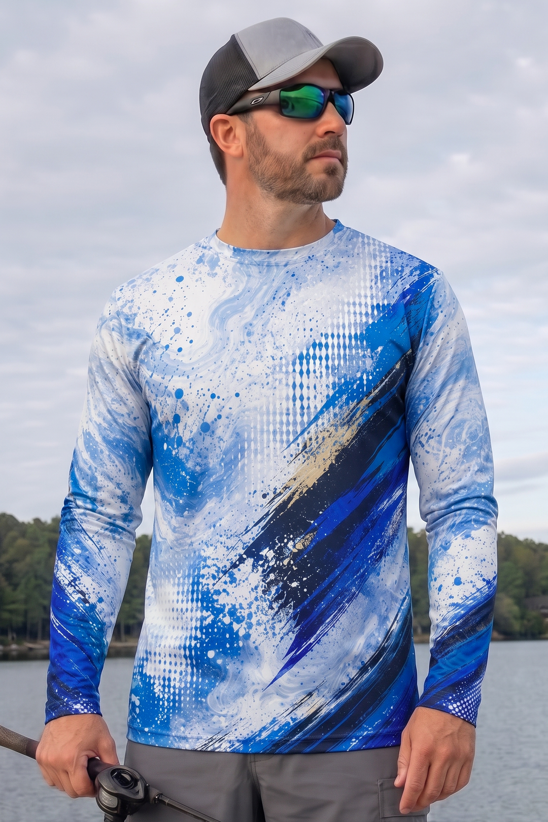Performance Fishing Long Sleeve - Sailfish Stormline - AOF171 image 3