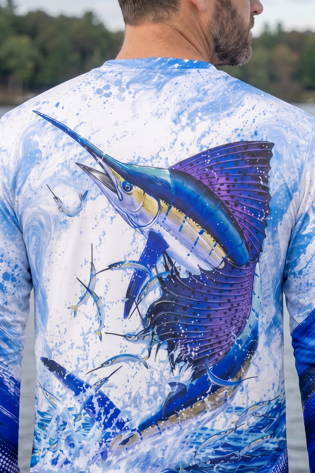 Performance Fishing Long Sleeve - Sailfish Stormline - AOF171 image 4