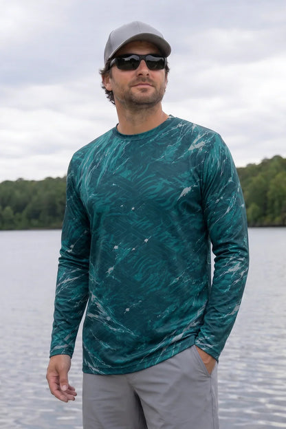 Performance Fishing Long Sleeve - Abyss Surge Shark - AOF172 image 3