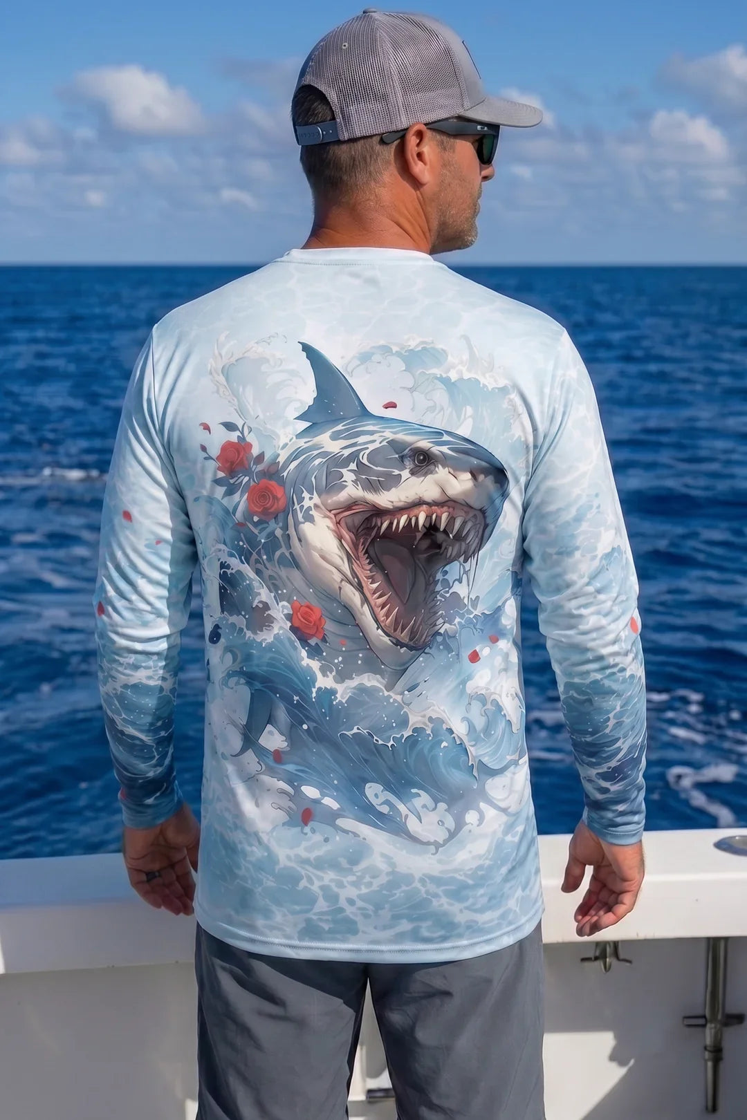 Performance Fishing Long Sleeve - Rosejaw Shark - AOF174 image 2