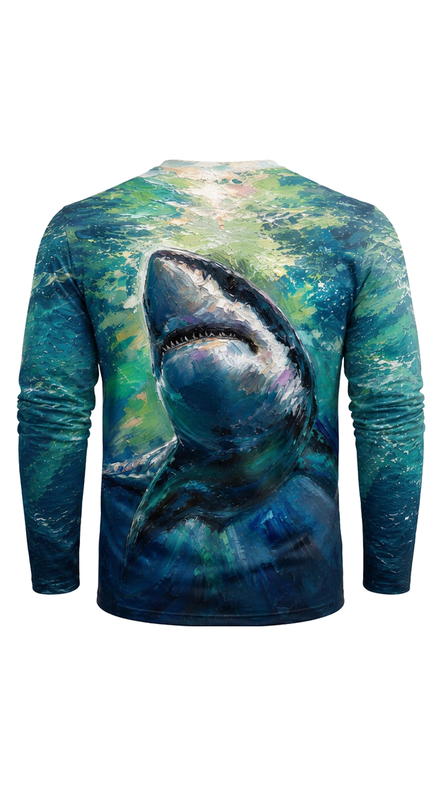 Performance Fishing Long Sleeve - Deep Blue Predator - AOF178 image 5