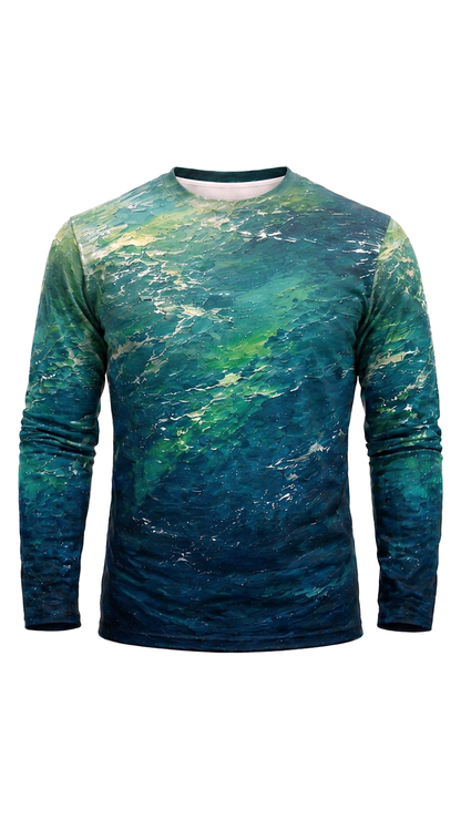 Performance Fishing Long Sleeve - Deep Blue Predator - AOF178 image 6