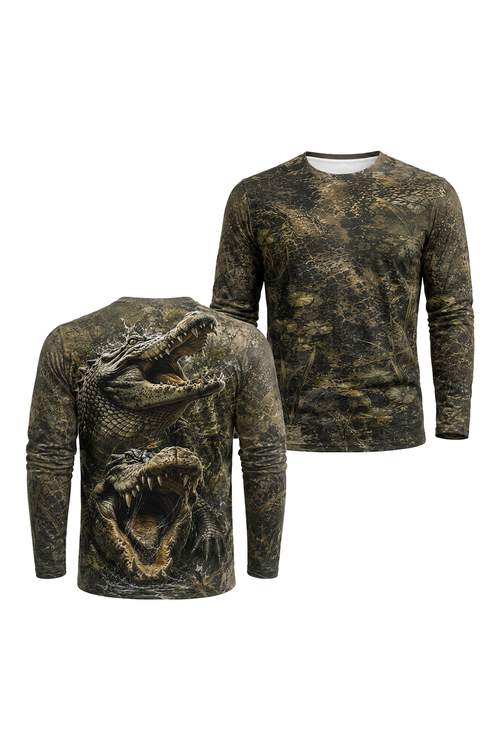 Performance Fishing Long Sleeve - Double Gator Ambush - AOF180 image 1