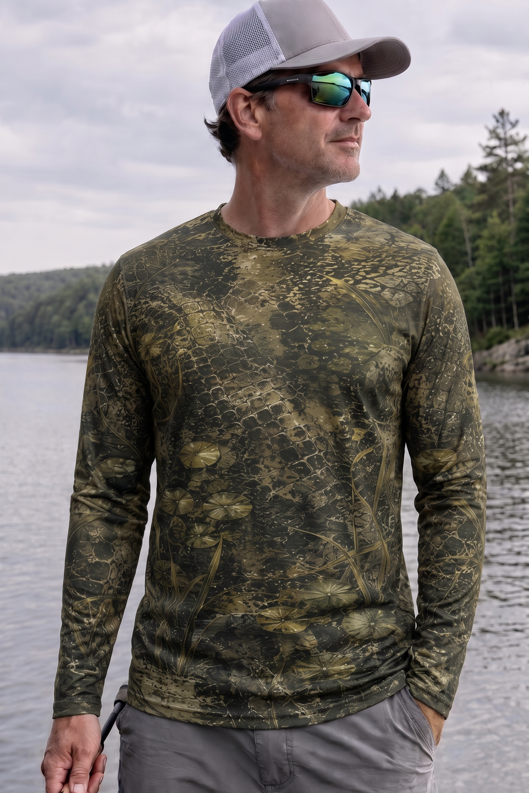 Performance Fishing Long Sleeve - Double Gator Ambush - AOF180 image 3