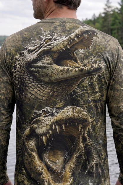 Performance Fishing Long Sleeve - Double Gator Ambush - AOF180 image 4