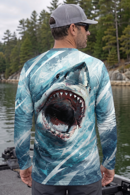 Performance Fishing Long Sleeve - Apex Shark Surge - AOF181 image 2