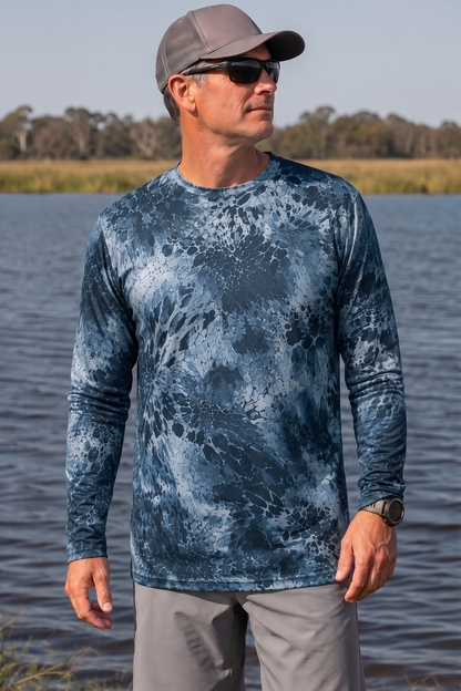Performance Fishing Long Sleeve - Ink Tide Orca - AOF182 image 3