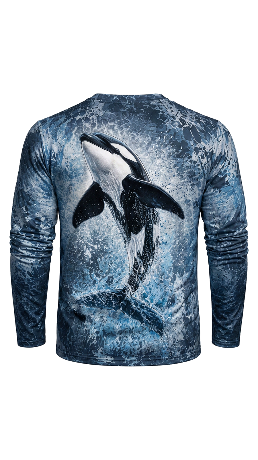 Performance Fishing Long Sleeve - Ink Tide Orca - AOF182 image 5