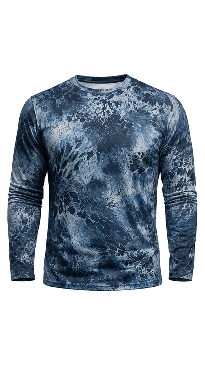 Performance Fishing Long Sleeve - Ink Tide Orca - AOF182 image 6