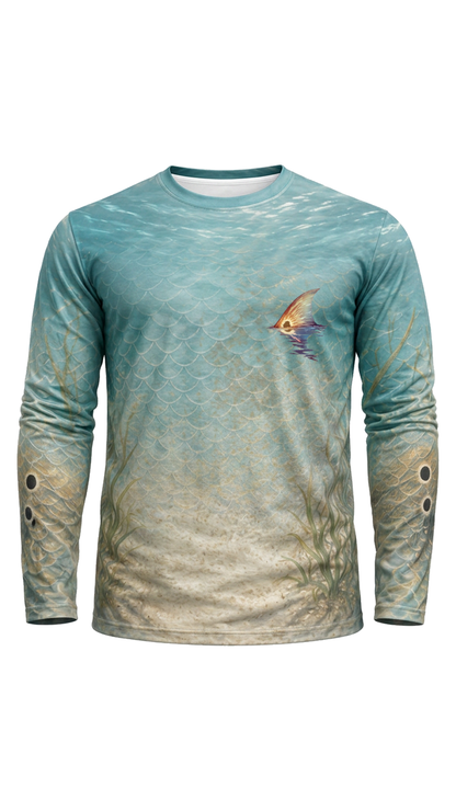 Performance Fishing Long Sleeve - Seagrass Redfish - AOF187 image 6