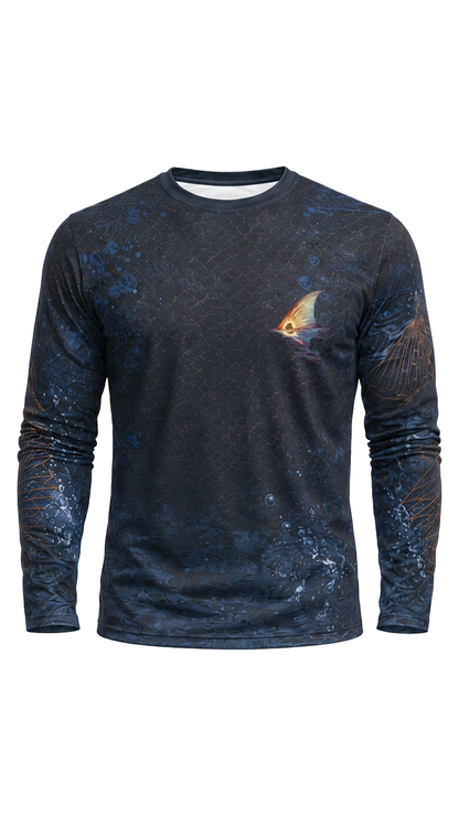 Performance Fishing Long Sleeve - Midnight Redfish - AOF188 image 6